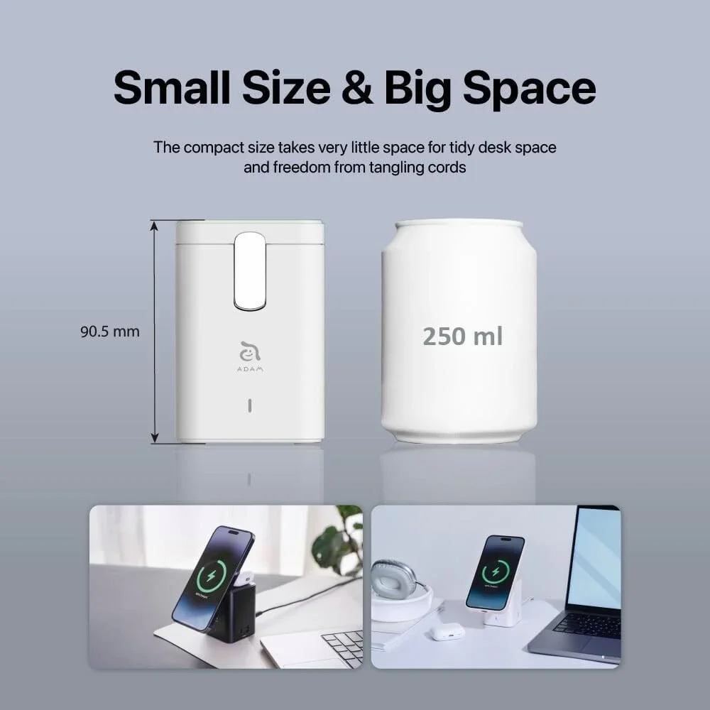 ADAM‎ Magnetic Wireless Charger Mag 4 GaN 30W 4in1 Power Charging IPhone AirPods